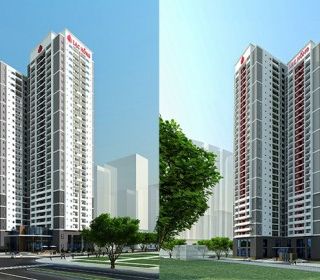 Nhà ở chung cư kết hợp dịch vụ thương mại Nam Thăng Long - TLE Group - Nhà phân phối thang máy Mitsubishi chính hãng